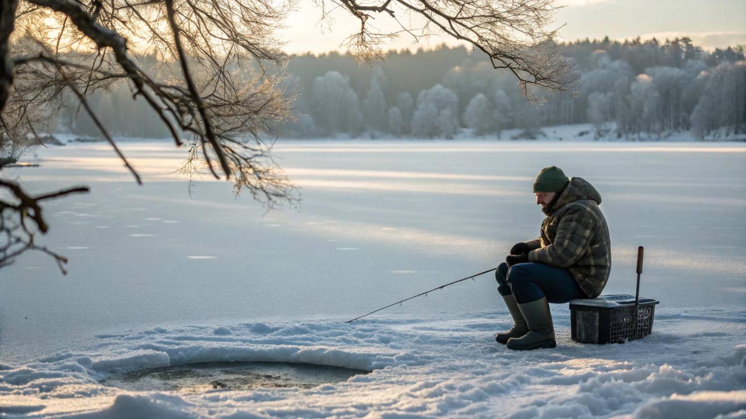 Onde encontrar peixes no meio do inverno: os melhores lugares sob o gelo.